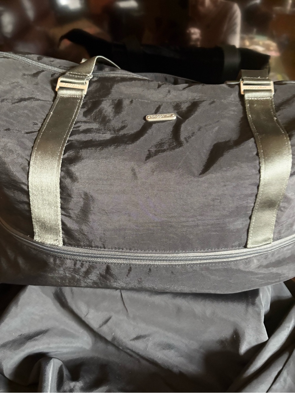 Black Travel Duffel Bag by Baggallini